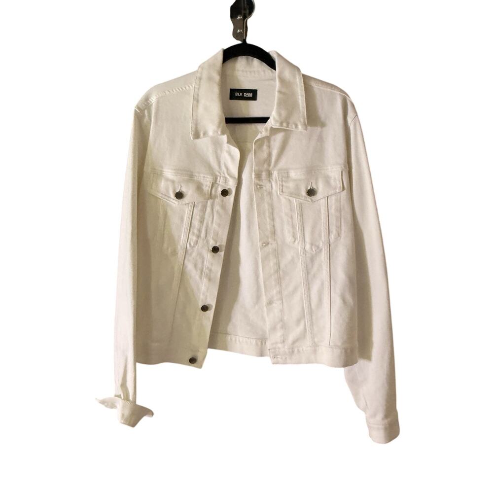BLK DNM Atlantic White Denim Jacket Men's Large